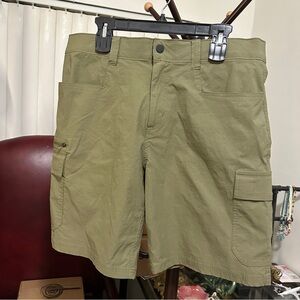 Orvis Olive Green Cargo Shorts Men’s Size 34 Outdoor Fishing Hiking